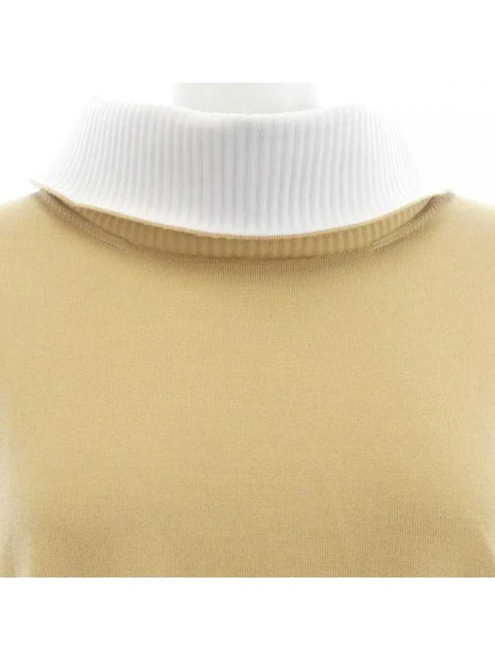 Louis Vuitton Split Turtleneck Cashmere Pullover Knit Sweater